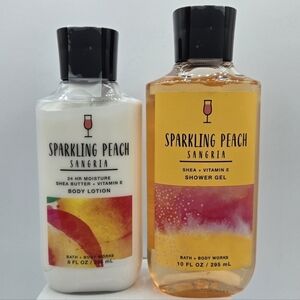 Bath & Body Works Sparkling Peach Sangria Set